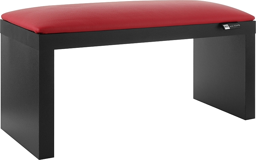 Підставка манікюрна на ніжках, чорна з червоним, 320х110х160 мм - Eco Stand Wood — фото N1