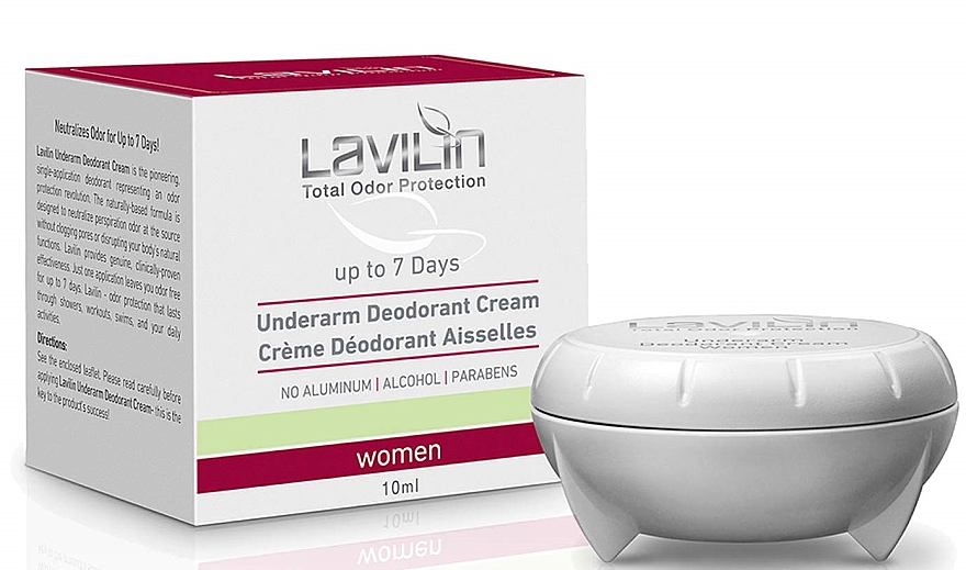 Кремовий дезодорант для жінок "7 днів" - Lavilin 7 Day Underarm Deodorant Cream Women — фото N1