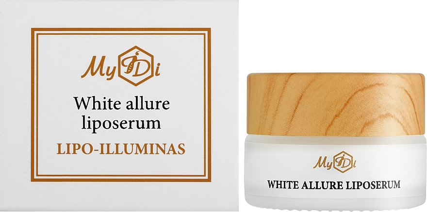 Освітлювальна сироватка-вуаль з вітаміном С - MyIDi Lipo-Illuminas White Allure Liposerum (пробник) — фото N2