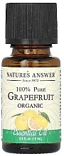 Парфумерія, косметика Органічна ефірна олія "Грейпфрут" - Nature's Answer Pure Grapefruit Essential Oil