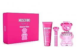Moschino Toy 2 Bubble Gum - Набір (edt/100ml + b/lot/100ml+edp/10ml) — фото N1
