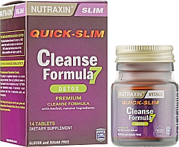 Дієтична добавка для очищення організму "Потрійний детокс" - Nutraxin Cleanse Formula — фото N1