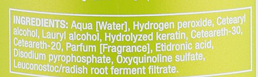 Окислитель кремообразный 6% - BBcos Keratin Color Oxigen Cream 20 Vol — фото N5