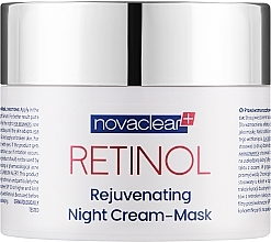 Парфумерія, косметика Омолоджувальна нічна крем-маска для обличчя - Novaclear Retinol Rejuvenating Night Cream-Mask