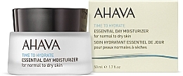 Крем зволожуючий для нормальної та сухої шкіри - Ahava Time To Hydrate Essential Day Moisturizer Normal to Dry Skin — фото N2