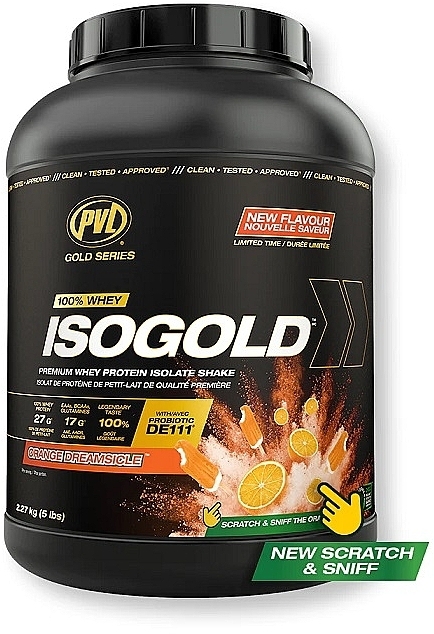 Пищевая добавка - PVL essentials Gold Series Iso-Gold Premium Whey Protein Isolate — фото N1
