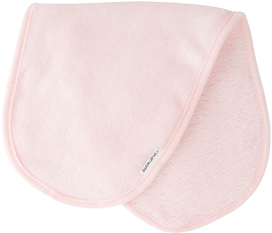 Рушник для зняття макіяжу, рожевий - Brushworks Make-Up Remover Towel — фото N2