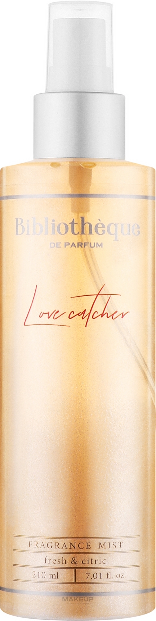 Bibliotheque de Parfum Love Catcher - Парфюмированный мист для тела с шиммером — фото 210ml