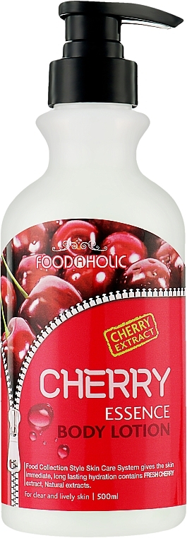 Лосьйон для тіла з екстрактом вишні - Food a Holic Cherry Essential Body Lotion — фото N1