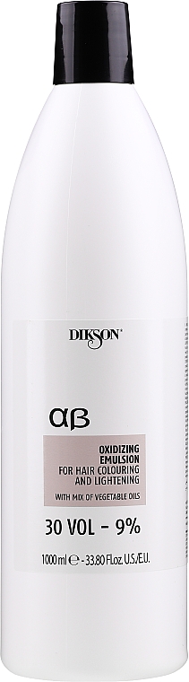 Окислитель 9% - Dikson ArgaBeta Professional Oxidizing Emulsion — фото N1