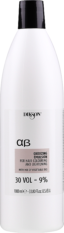 Окислювач 9% - Dikson ArgaBeta Professional Oxidizing Emulsion — фото N1