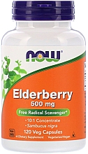 Пищевая добавка "Бузина 500 мг" - Now Foods Elderberry 500 mg — фото N1