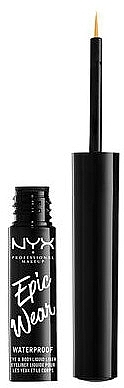 УЦЕНКА Жидкая подводка для глаз - NYX Professional Makeup Epic Wear Liquid Liner * — фото N1