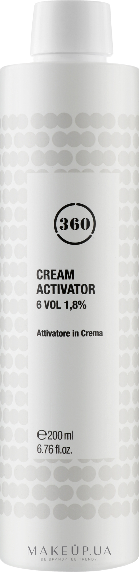 Крем-активатор 6 - 360 Cream Activator 6 Vol 1.8% — фото 200ml