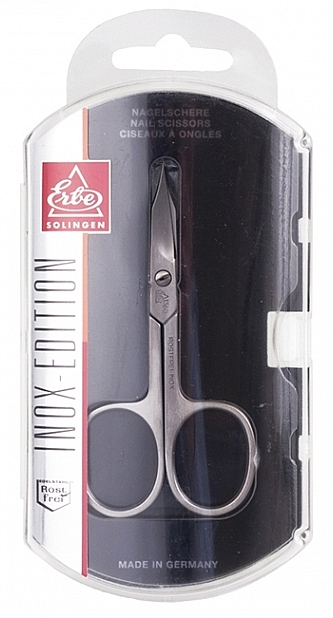 Ножиці для нігтів і кутикули 81360, 9 см - Erbe Solingen Inox-Edition Nail Scissors — фото N2