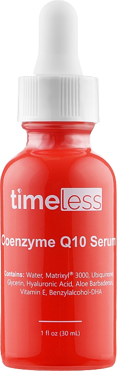 Сыворотка для лица с коэнзимом Q10 - Timeless Skin Care Coenzyme Q10 Serum 