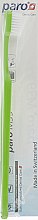 Парфумерія, косметика Зубна щітка з монопучковою насадкою (поліетиленова упаковка), салатова - Paro Swiss M39 Toothbrush