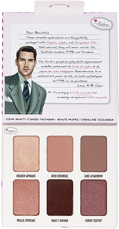 Палітра тіней - theBalm Male Order Special Delivery Palette — фото N1