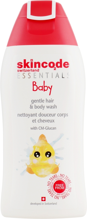 Гель-шампунь для дітей - Skincode Essentials Baby Gentle Hair & Body Wash — фото N2