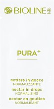 Парфумерія, косметика Сироватка-нектар нормалізувальна - Bioline Jato Pura + Nectar In Drops Normalizing (пробник)