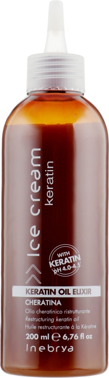 Эликсир с кератином - Inebrya Ice Cream Keratin Oil Elixir — фото N2