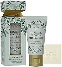 Духи, Парфюмерия, косметика Набор - Scottish Fine Soaps Ginger, Clove & Mistletoe Festive Treats (b/butter/50ml + soap/40g)