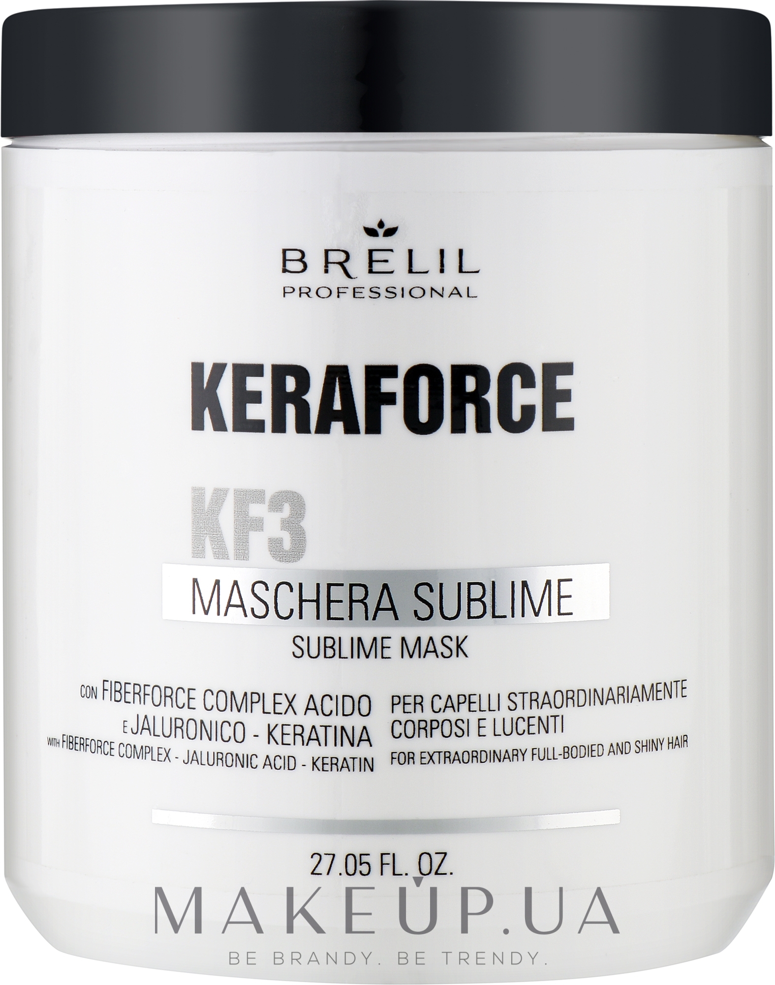 Маска для волос - Brelil Keraforce KF3 Sublime Mask — фото 800ml