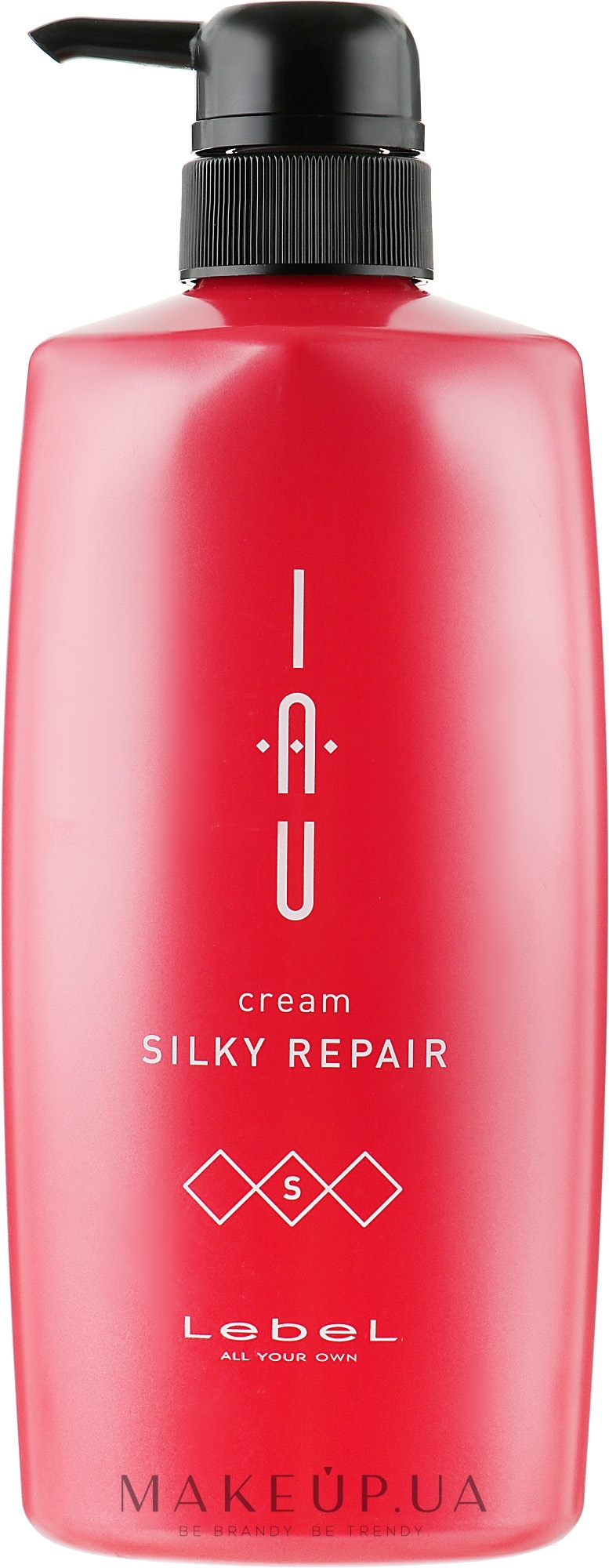 Аромакрем з шовковою консистенцією для зміцнення волосся - Lebel IAU Cream Silky Repair — фото 600ml