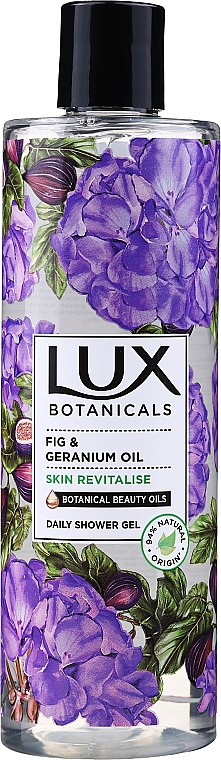 Гель для душа - Lux Botanicals Fig & Geranium Oil Daily Shower Gel — фото N1