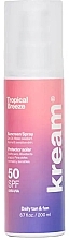 Парфумерія, косметика Сонцезахисний спрей - Kream Tropical Breeze Sunscreen Spray SPF50