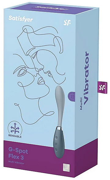 Вібратор - Satisfyer G-Spot Flex 3 Grey — фото N1