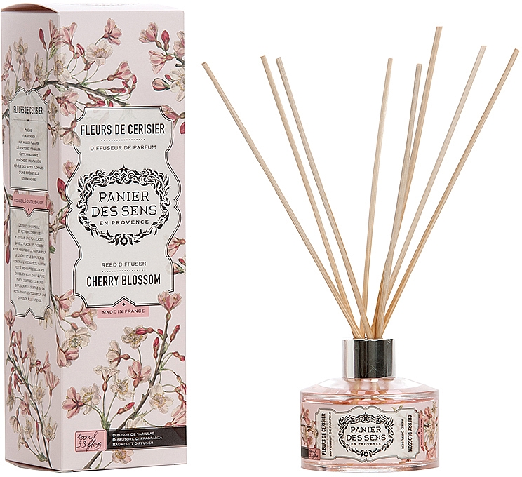 Дифузор ароматичний "Квітка вишні" - Panier Des Sens Cherry Blossom Reed Diffuser — фото N1