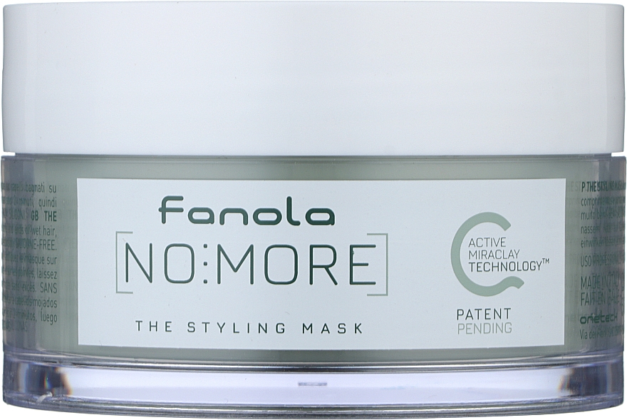 Натуральная маска для укладки волос - Fanola No More The Styling Mask 