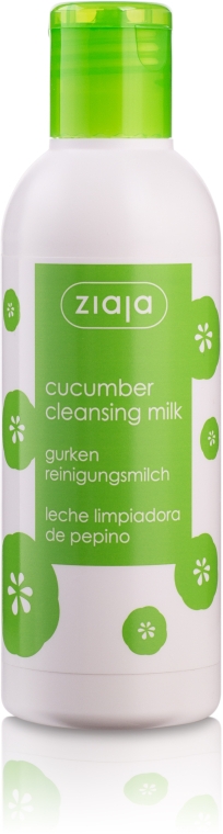 Молочко очищающее для демакияжа "Огуречное" - Ziaja Cleansing Milk make-up Remover — фото N2