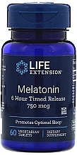 Пищевая добавка "Мелатонин" - Life Extension Melatonin 6 Hour Timed Release — фото N1