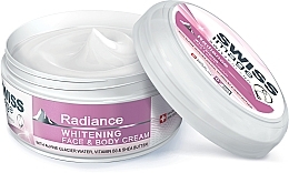 Відбілювальний крем для обличчя та тіла - Swiss Image Radiance Whitening Face & Body Cream — фото N2