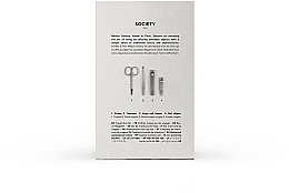 Набір манікюрний дорожній, 4 предмети - Society Paris Travel Nail Kit — фото N3