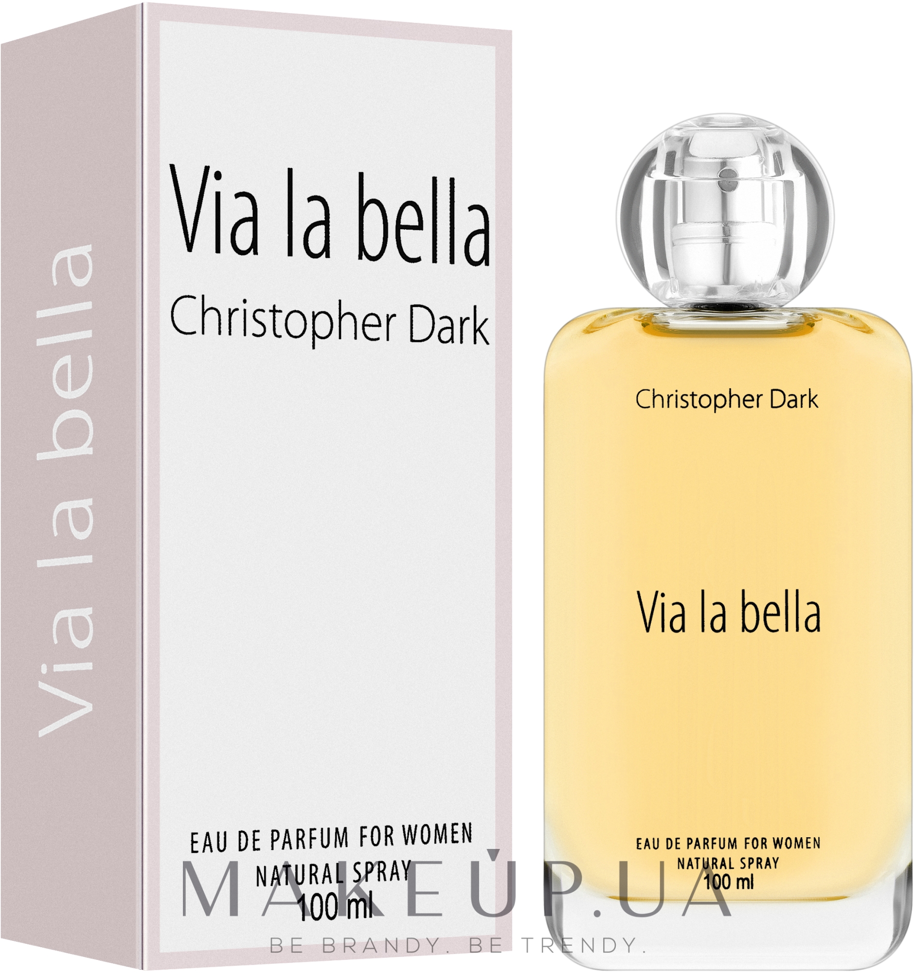 Christopher Dark Via La Bella - Парфюмированная вода — фото 100ml