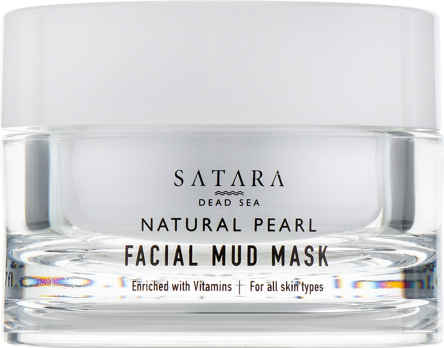 Грязьова маска для обличчя з вітамінами - Satara Natural Pearl Facial Mud Mask — фото N2