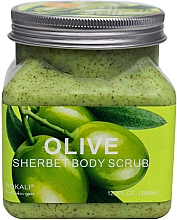 Духи, Парфюмерия, косметика Скраб для тела "Олива" - Wokali Sherbet Body Scrub Olive