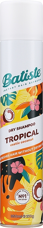 Сухий шампунь - Batiste Dry Shampoo Coconut and Exotic Tropical — фото N6