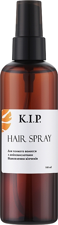 Спрей з амінокислотами для тонкого волосся "Відновлення кінчиків" - K.I.P. Hair Spray — фото N1