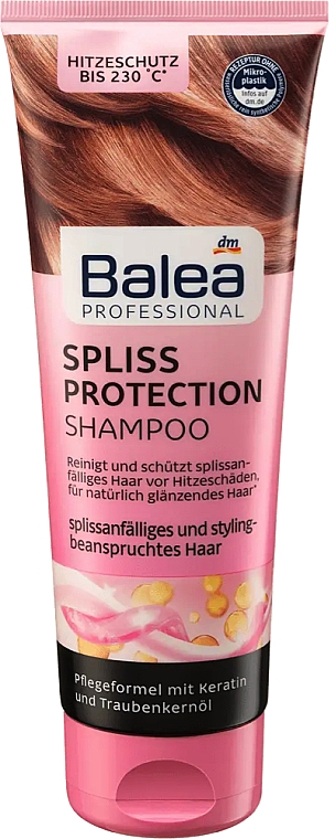 Профессиональный шампунь для волос - Balea Spliss Protection Shampoo