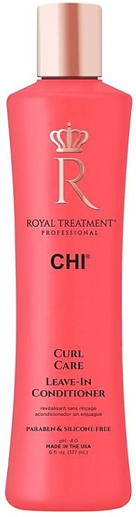 Незмивний кондиціонер для кучерявого волосся - Chi Royal Treatment Curl Care Leavi-in Conditioner — фото N1