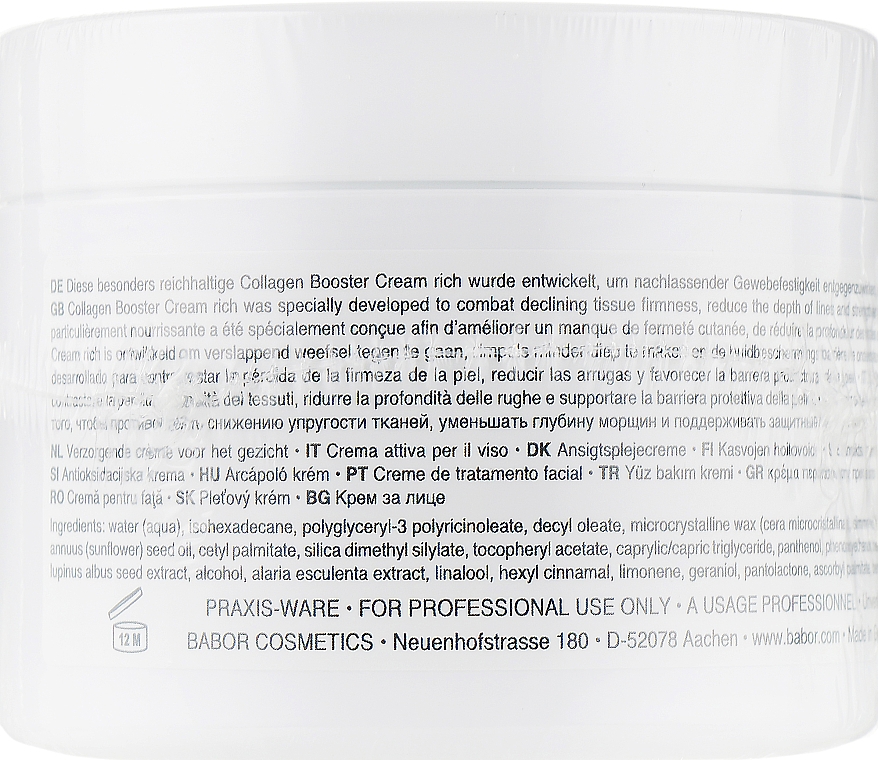 Крем-бустер для лица - Babor Doctor Babor Lifting Cellular Collagen Booster Cream Rich — фото N3