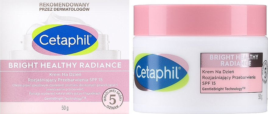 Освітлювальний денний крем для обличчя - Cetaphil Bright Healthy Radiance Face Day Cream SPF15 — фото N2