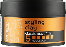 Глина для моделирования волос, уровень 5 - Prosalon Styling Hair Style Styling Clay Elastic Matt Finish 5 Mega Hold — фото N1
