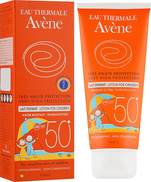 Сонцезахисний лосьйон для чутливої шкіри дітей - Avene Sun SPF50+ — фото N3