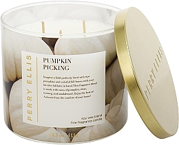 Ароматическая свеча - Perry Ellis Pumpkin Picking Fine Fragrance Candle — фото N2