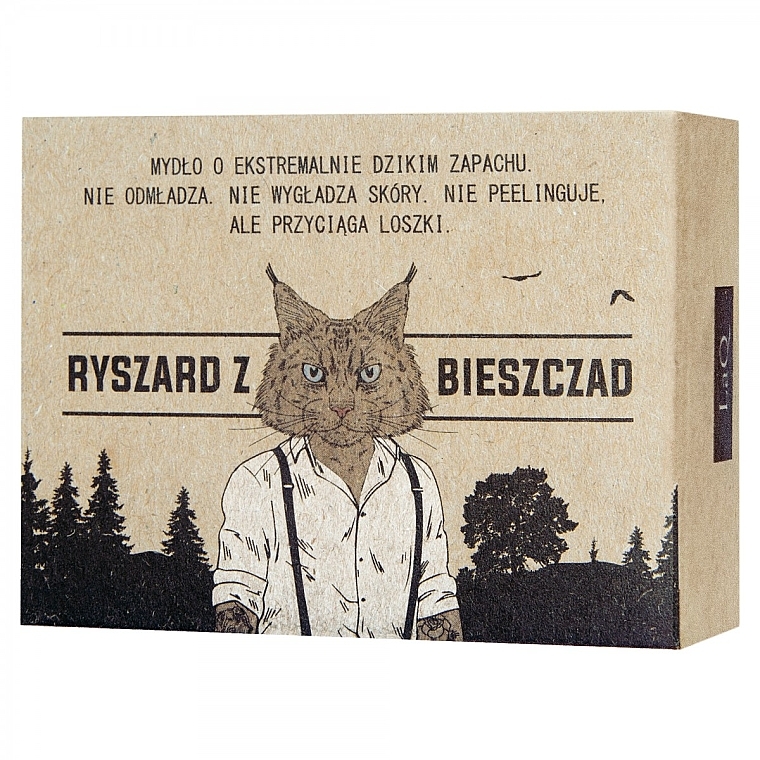 Набір "Рись" - LaQ Ryszard z Bieszczad (sh/gel/500ml + sham/300ml + oil/30ml + soap/85g) — фото N2